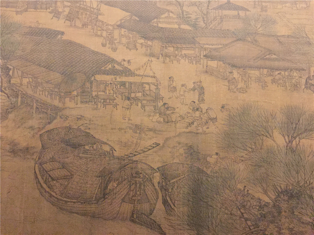 北京故宫内《石渠宝笈》特展的指示牌