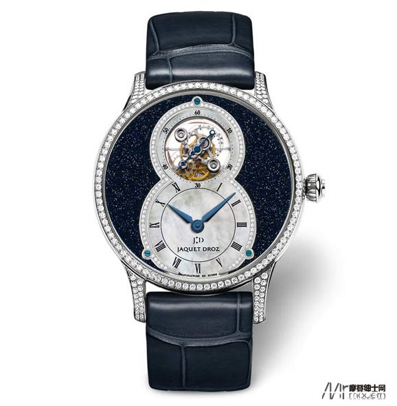 夜晚繁星  雅克德罗砂金石陀飞轮大秒针腕表