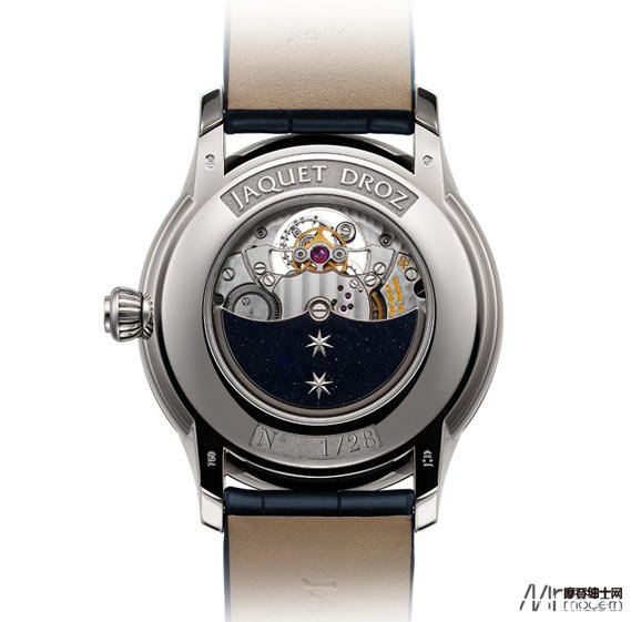 夜晚繁星  雅克德罗砂金石陀飞轮大秒针腕表