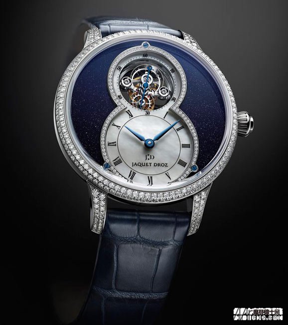 夜晚繁星  雅克德罗砂金石陀飞轮大秒针腕表