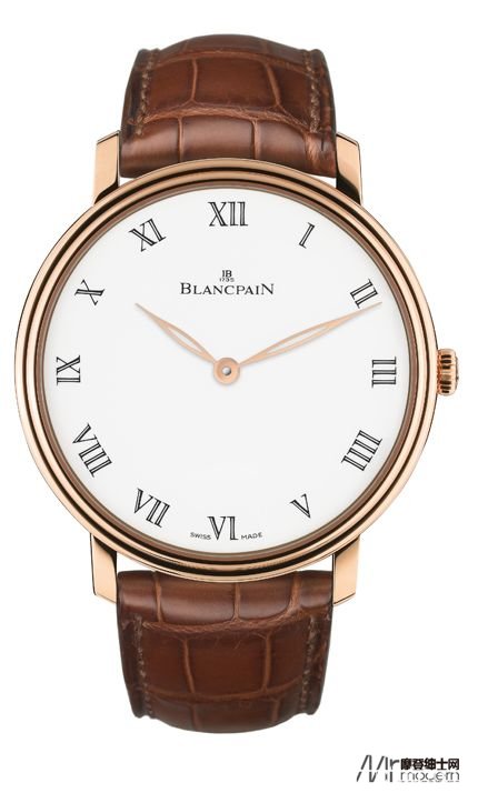 简洁华丽并存  宝珀Villeret 繁复纹饰腕表