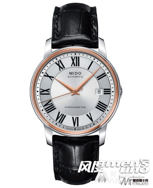 银色光晕 精英风范 美度 MIDO贝伦赛丽III系列天文台男士腕表