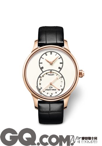 雅克德罗 象牙色大明火珐琅日期显示大秒针