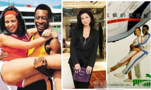 贝利曾与中国香港女星钟楚红女神有过好交情，他们在拍摄广告期间极为默契，不仅有在运动场两人互动的场景，更有二人似在夜总会的激情飙舞，当时43岁的贝利看上去依然矫健，他的桑巴舞与钟楚红辣舞的碰撞，令观众叹为观止。