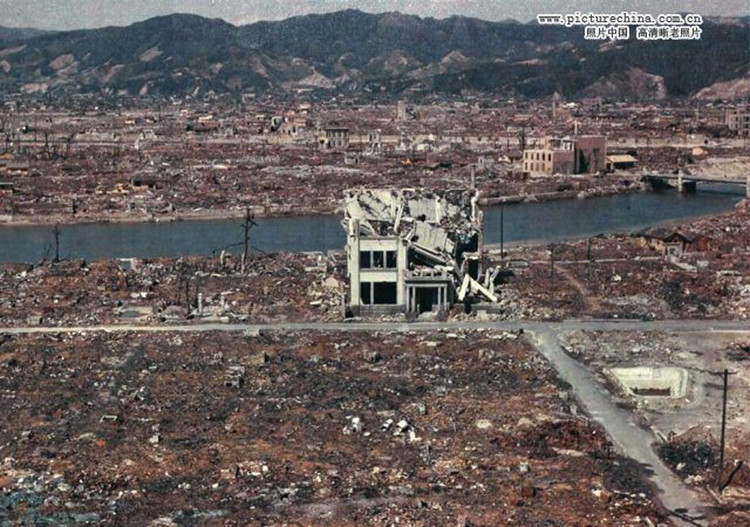 1945年广岛遭原子弹爆炸后惨状 - 刘鹏 - 凝固的历史—永恒的回忆