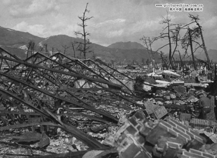 1945年广岛遭原子弹爆炸后惨状 - 刘鹏 - 凝固的历史—永恒的回忆