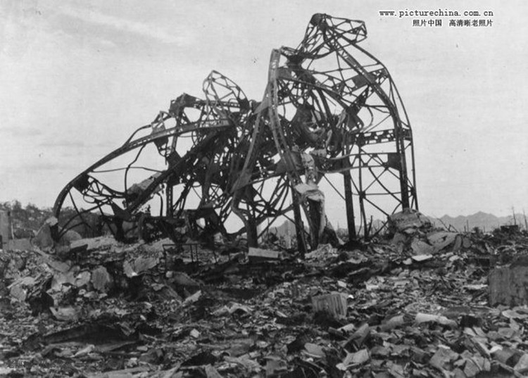 1945年广岛遭原子弹爆炸后惨状 - 刘鹏 - 凝固的历史—永恒的回忆