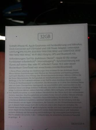 iPhone4S开箱照曝光！德用户提前到货 