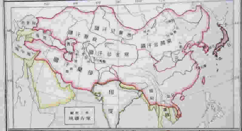 中国元朝地图，元朝疆域地图 - 老烟头 - 未名设计-DENNIS
