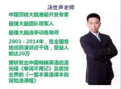 汤世声最强大脑记忆法揭秘，汤世声的教学学习