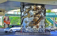 上海立交桥龙柱事件真相揭秘，上海龙柱老主持