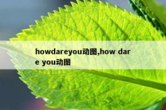 howdareyou动图,how dare you动图