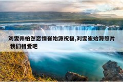 刘雯井柏然恋情崔始源祝福,刘雯崔始源照片 我们