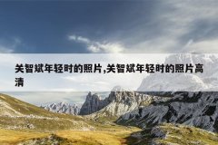 关智斌年轻时的照片,关智斌年轻时的照片高清