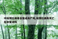 中埃博拉病毒会变成丧尸吗,埃博拉病毒死亡后会