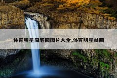 体育明星简笔画图片大全,体育明星绘画