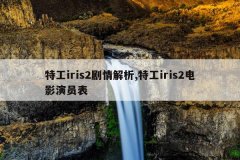 特工iris2剧情解析,特工iris2电影演员表