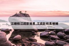 江珊和江疏影关系,江疏影和袁姗姗