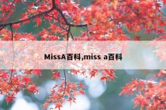 MissA百科,miss a百科