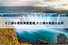 十二谭小青扮演者是谁,十二谭小青是什么妖