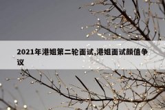2021年港姐第二轮面试,港姐面试颜值争议