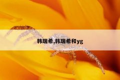 韩瑞希,韩瑞希和yg