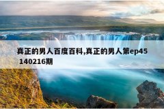真正的男人百度百科,真正的男人第ep45 140216期
