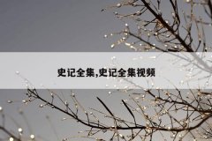 史记全集,史记全集视频