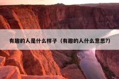 有趣的人是什么样子（有趣的人什么意思?）