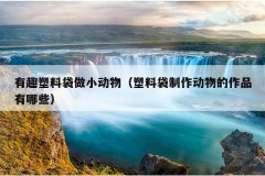 有趣塑料袋做小动物（塑料袋制作动物的作品有