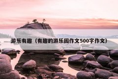 游乐有趣（有趣的游乐园作文500字作文）