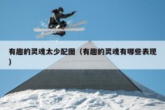 有趣的灵魂太少配图（有趣的灵魂有哪些表现）