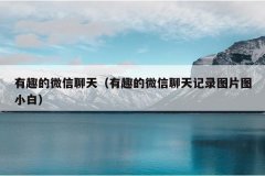 有趣的微信聊天（有趣的微信聊天记录图片图小