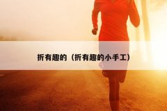 折有趣的（折有趣的小手工）