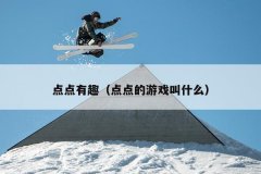 点点有趣（点点的游戏叫什么）