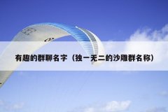 有趣的群聊名字（独一无二的沙雕群名称）