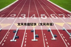 文风有趣轻快（文风诙谐）