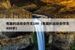 有趣的运动会作文100（有趣的运动会作文400字）